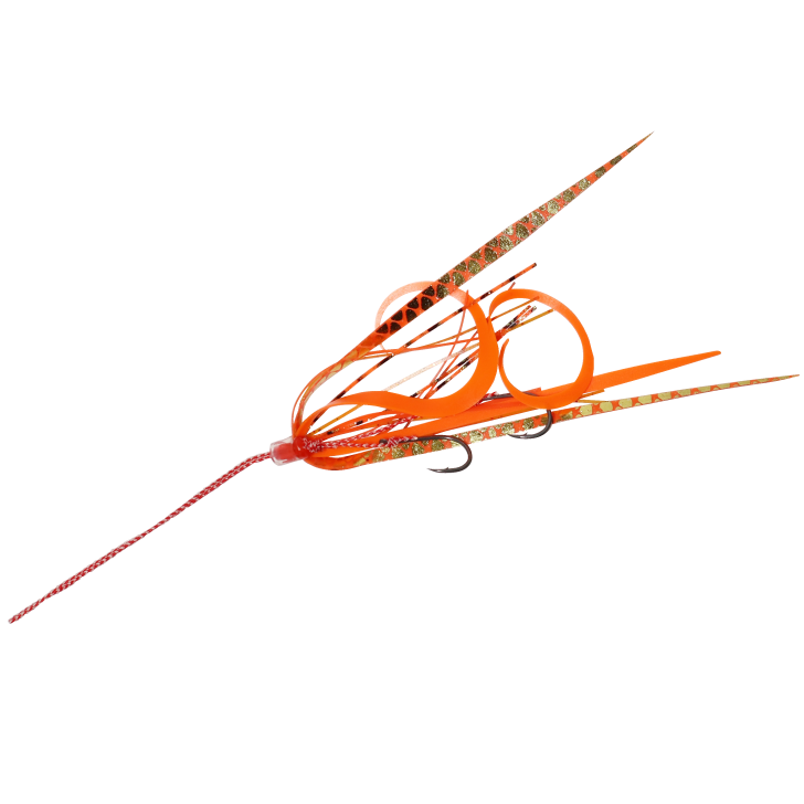 Hayabusa - Free Slide Hook Set - Twin Curly & Straight