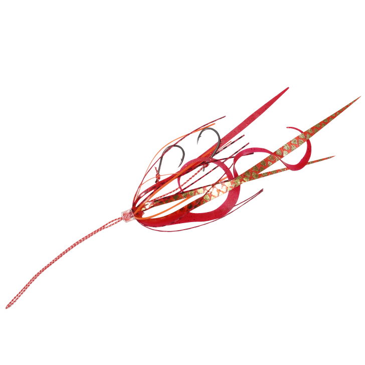 Hayabusa - Free Slide Hook Set - Twin Curly & Straight