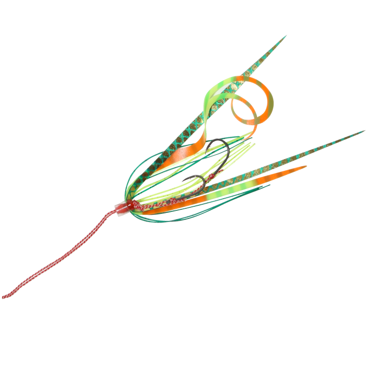 Hayabusa - Free Slide Hook Set - Twin Curly & Straight