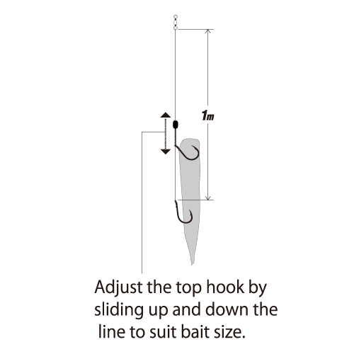 Hayabusa - Snapper Adjustable Rig (Twin Pack)