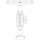 Scotty - 175 - 2.25" Ball System Top Plate