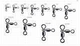 Sasame - Power Stainless 3-Way Swivel