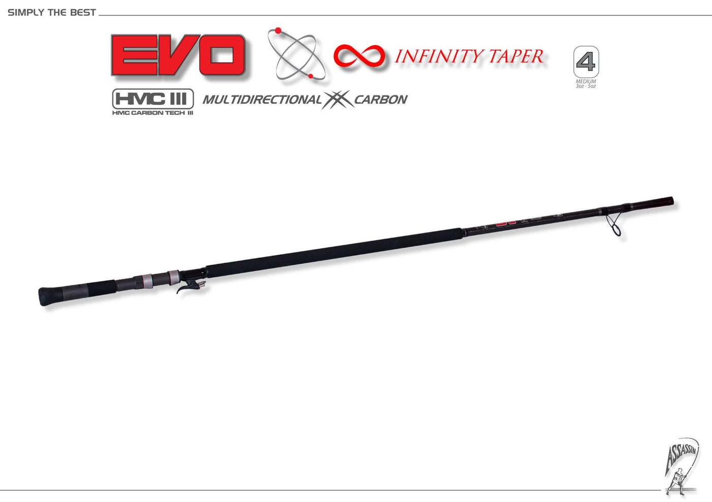 Assassin - EVO Zero 15' Extra Heavy #7 Surf Rod