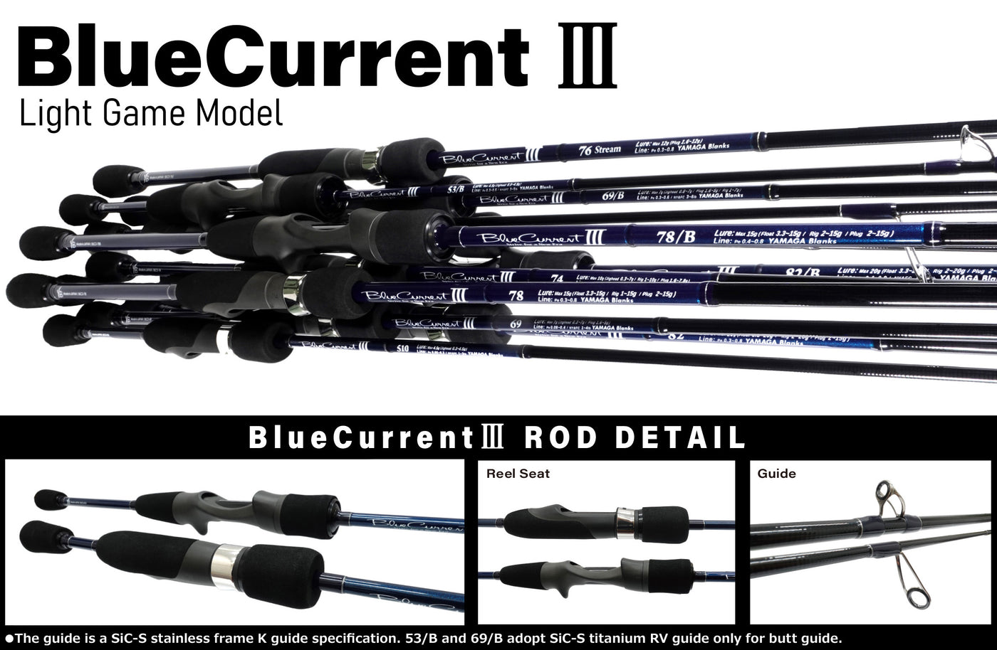 Yamaga Blanks - Blue Current III 69 Spinning Rod