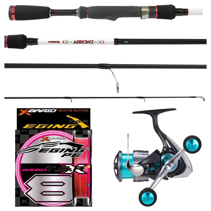 Daiwa - 24 EMERALDAS X LT2500-XH-DH + Atomic - Arrowz Egi Spin 8'3