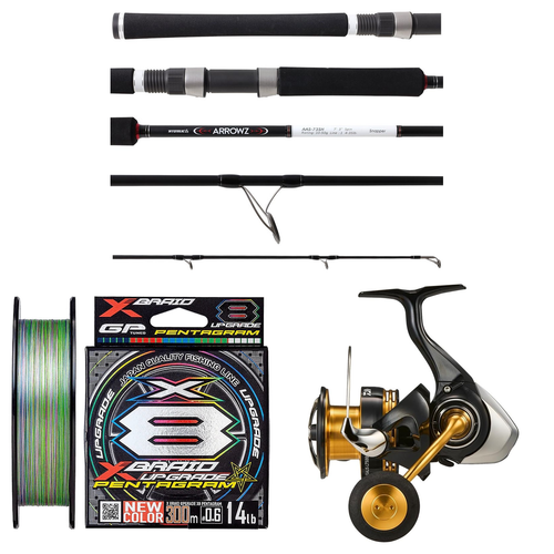 Daiwa - 23 LEGALIS LT5000-CXH + Atomic - Arrowz Snapper Heavy Spin 7'3, 1 pc, 14 - 35lb Spinning Rod Combo