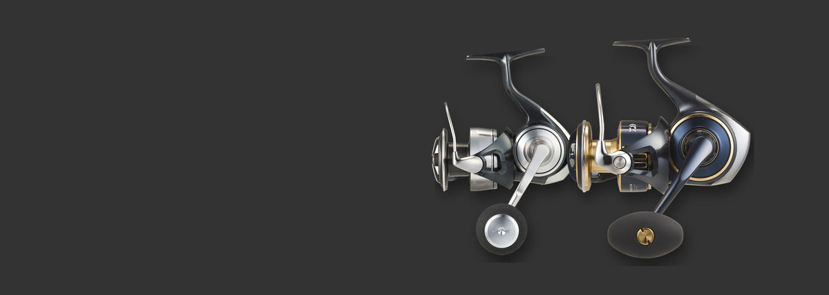 Daiwa 24 Certate SW and 25 Saltiga spinning reels