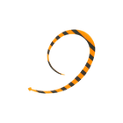 #6 Bright Orange Zebra