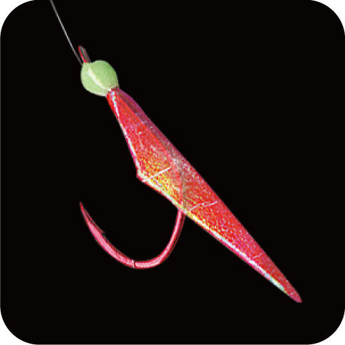 Hayabusa - EX030 Hage Red Fish Skin Sabiki