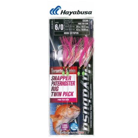 Hayabusa - Snapper Flasher Rig (Twin Pack)